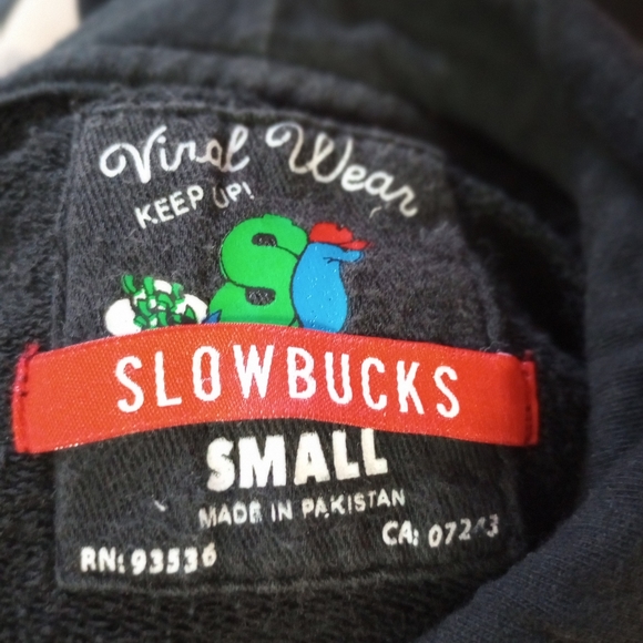 Viral Wear Men's Sweatshirt Hoodie Size Small S Distressed Streetwear Y2K - Picture 9 of 12